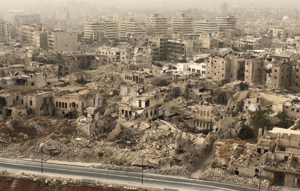 دمار حلب، سوريا