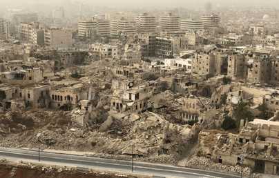 دمار حلب، سوريا
