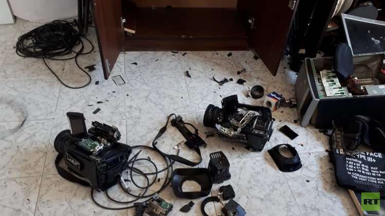 مجهولون يقتحمون مقر تلفزيون فلسطين في غزة