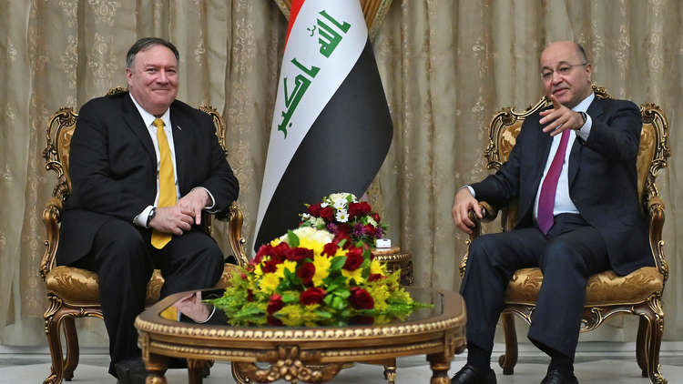بومبيو يطمئن عسكريي بلاده في العراق حول الانسحاب من سوريا