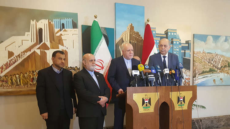 وزير إيراني من بغداد: لن نمتثل للعقوبات الأمريكية