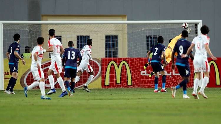 شاهد.. النجم السوري خريبين ينقذ بيراميدز من الهزيمة أمام الزمالك 