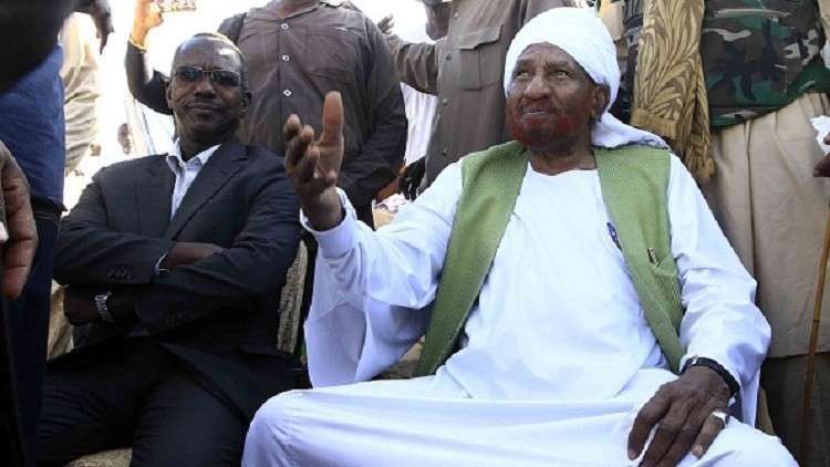 الصادق المهدي يؤيد دعوات متظاهري السودان لـ "رحيل" نظام البشير