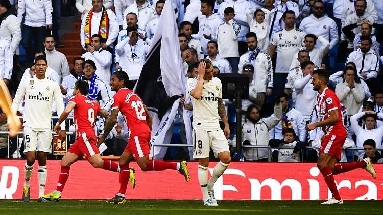 شاهد.. جيرونا يصعق ريال مدريد في عقر داره
