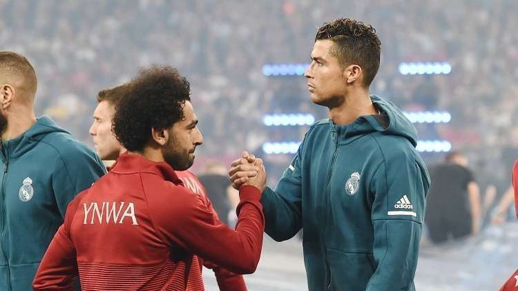 رونالدو يريد إنهاء مسيرته الكروية إلى جانب محمد صلاح