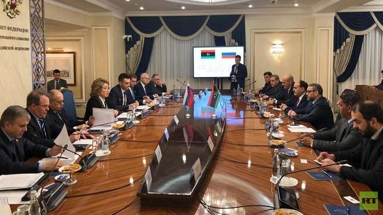 موسكو وطرابلس تتفقان على ضرورة إيجاد صيغة توافقية للأزمة الليبية