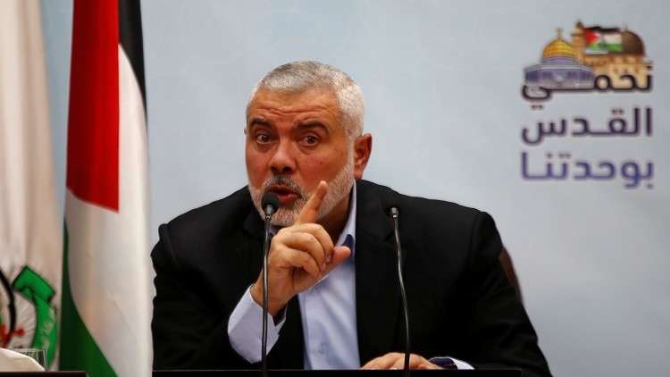 هنية: خلل فني وراء سقوط الصاروخ على تل أبيب 