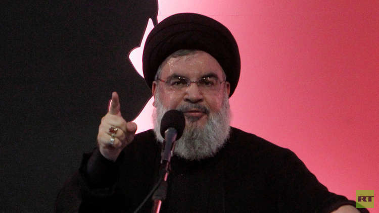 نصر الله يحذر اللبنانيين من التجاوب مع التحريض الأمريكي