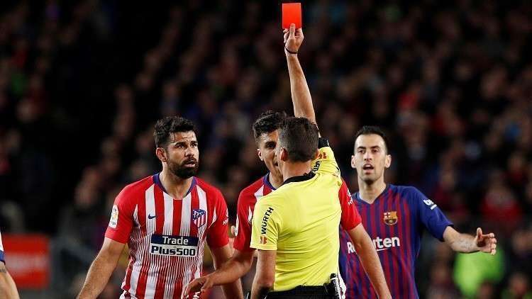 الاتحاد الإسباني يرفض استئناف أتلتيكو مدريد لعقوبة كوستا