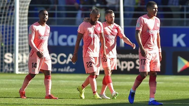 في غياب ميسي.. برشلونة يتعادل مع هويسكا (فيديو)