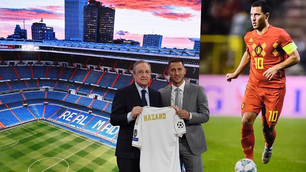  وأخيرا.. استقبال مهيب للنجم هازارد في ملعب 