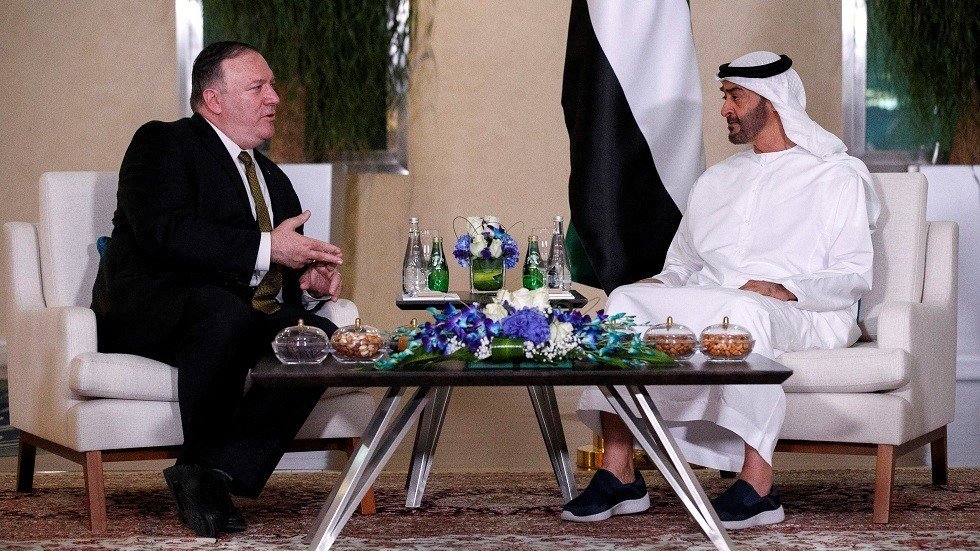 بومبيو يبحث ملف إيران مع ولي عهد أبوظبي