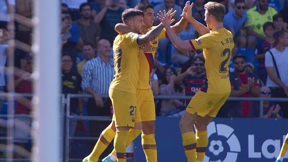 برشلونة يصعد لوصافة "الليغا" بثنائية في شباك خيتافي (فيديو)