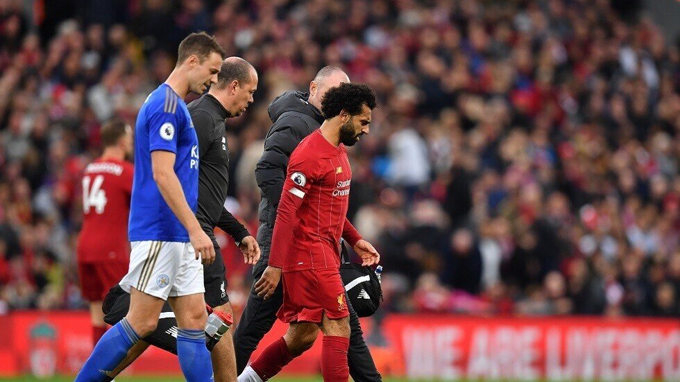 مدرب ليستر حول إصابة صلاح: يبدو أن الأمر أسوأ مما ظهر.. ولا أعتقد أن حمزة تعمد إيذاءه