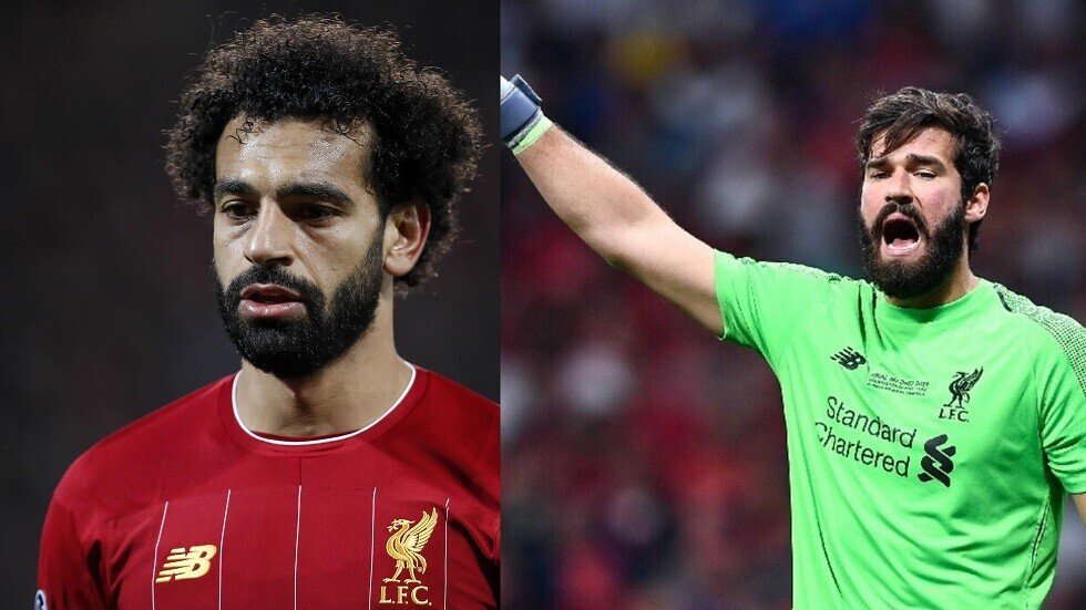 كشف موقف صلاح وأليسون من المشاركة في موقعة مانشستر يونايتد