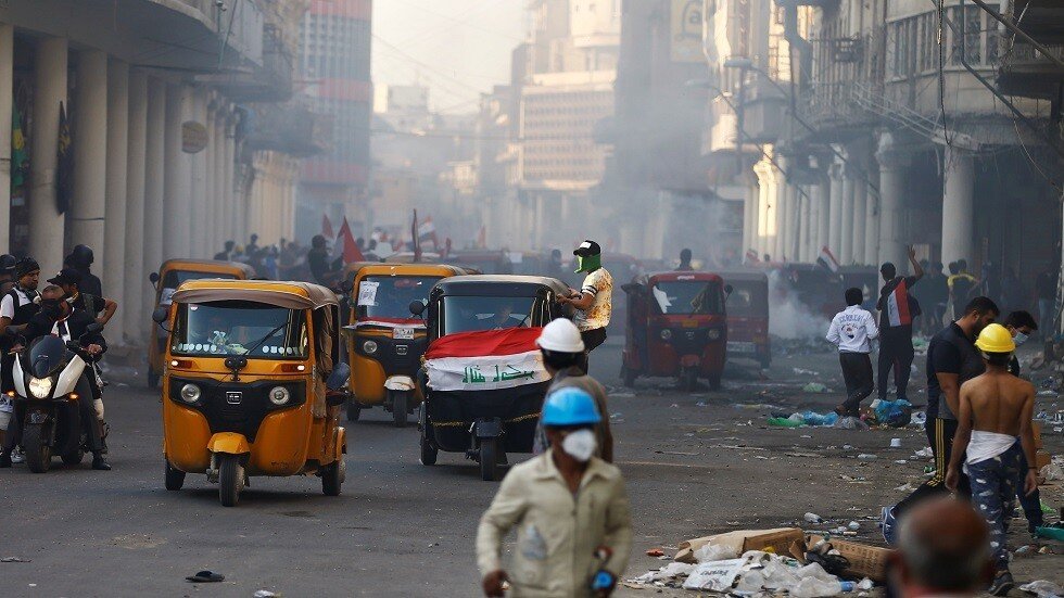 مراسلنا: ارتفاع عدد قتلى تظاهرات اليوم في بغداد إلى 6 إضافة لـ 38 جريحا