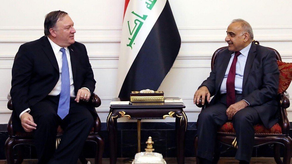 بومبيو يحث عبد المهدي على معالجة مطالب المتظاهرين
