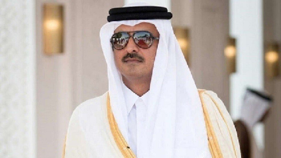 تميم يعزي الرئيس الإماراتي بوفاة أخيه