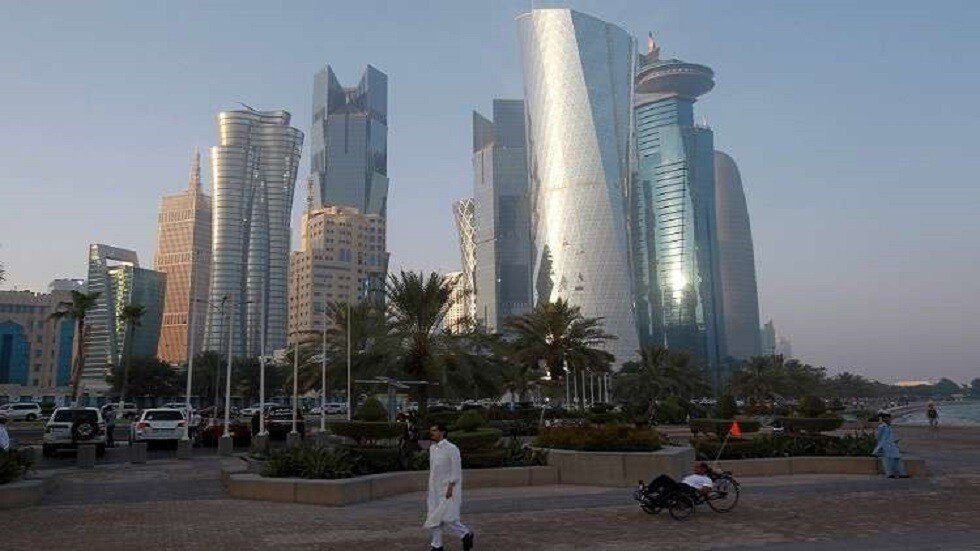 وفد إسرائيلي في قطر (صورة)