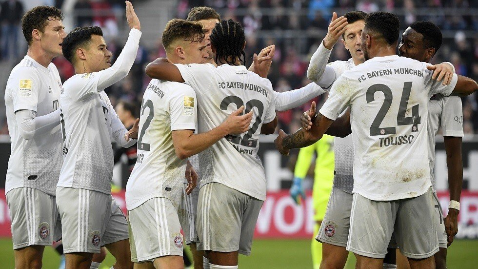 قطار بايرن ميونيخ يعبر محطة دوسلدورف برباعية نظيفة (فيديو)