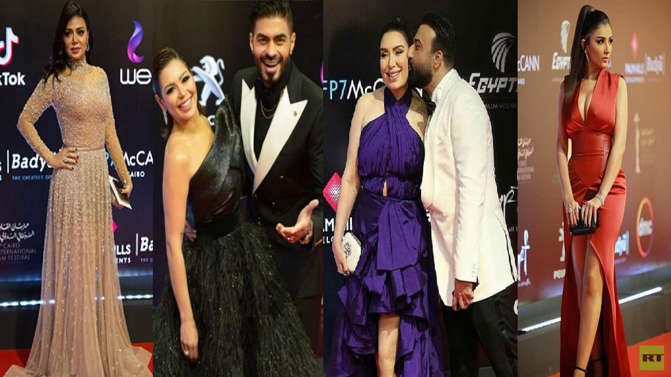 فستان رانيا وقبلات الفنانين يشعلون "القاهرة السينمائي" (صور)