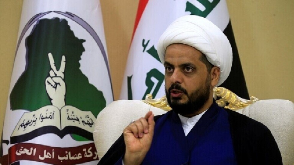 الخزعلي: مقابل دماء المهندس وسليماني زوال الوجود الأمريكي وكل إسرائيل