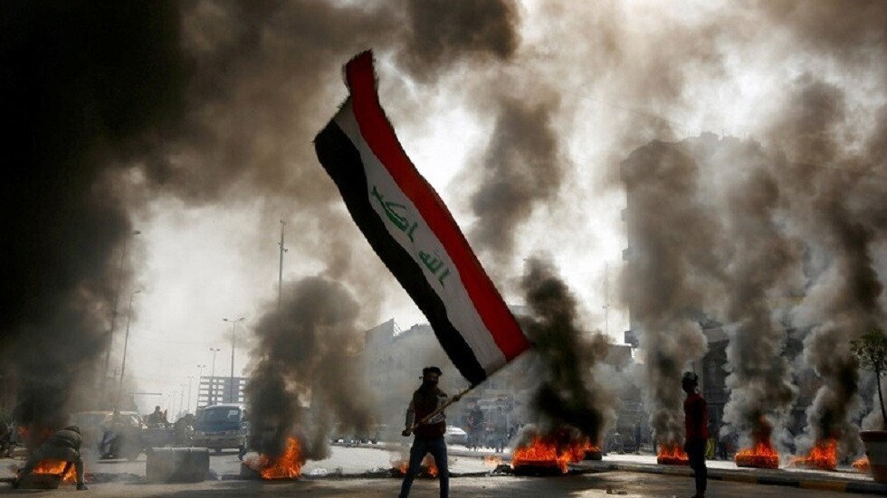العراق.. حرق مقر "الحشد الشعبي" بالكامل في محافظة ذي قار (صور + فيديو)