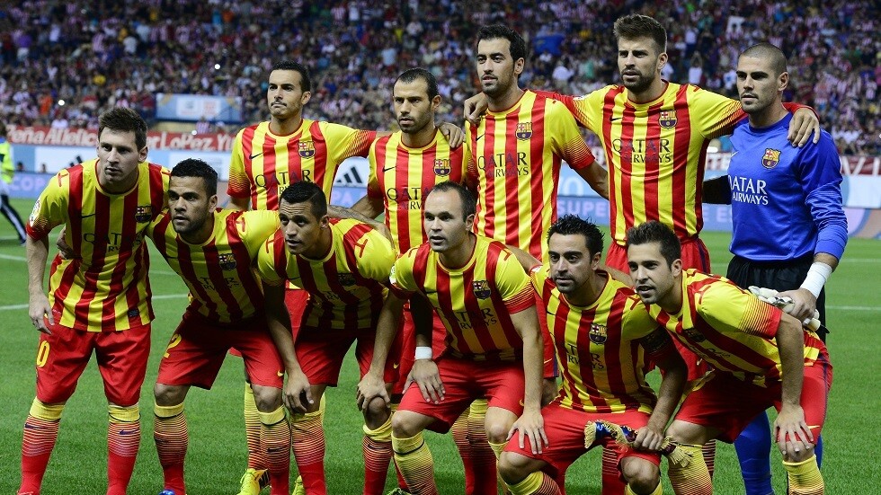 شاهد.. بعد السلطان الهجوم على تمثال لاعب برشلونة سابقا