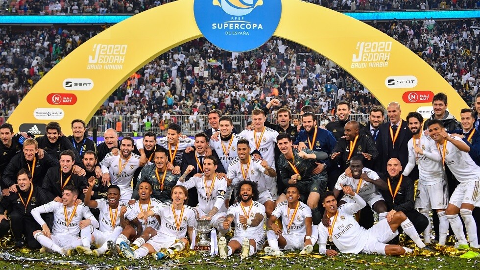 ريال مدريد يرفع كأس السوبر الإسباني في السعودية (فيديو)