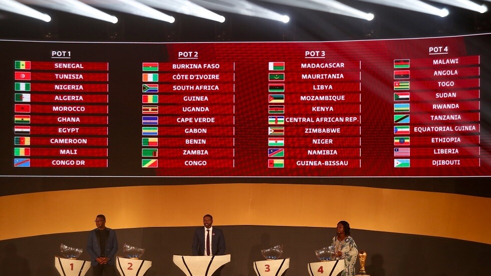 قرعة إفريقيا المؤهلة لمونديال "قطر 2022" تضع العرب في مجموعات متفاوتة