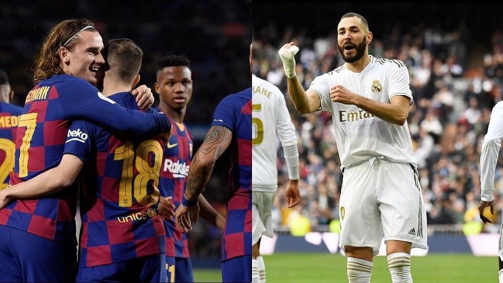 برشلونة وريال مدريد في اختبارين صعبين الليلة