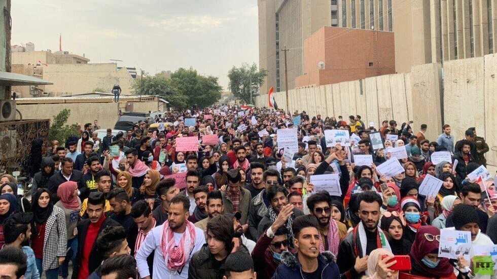 تجدد دعم الطلبة للاحتجاجات بمسيرات طويلة (صور)