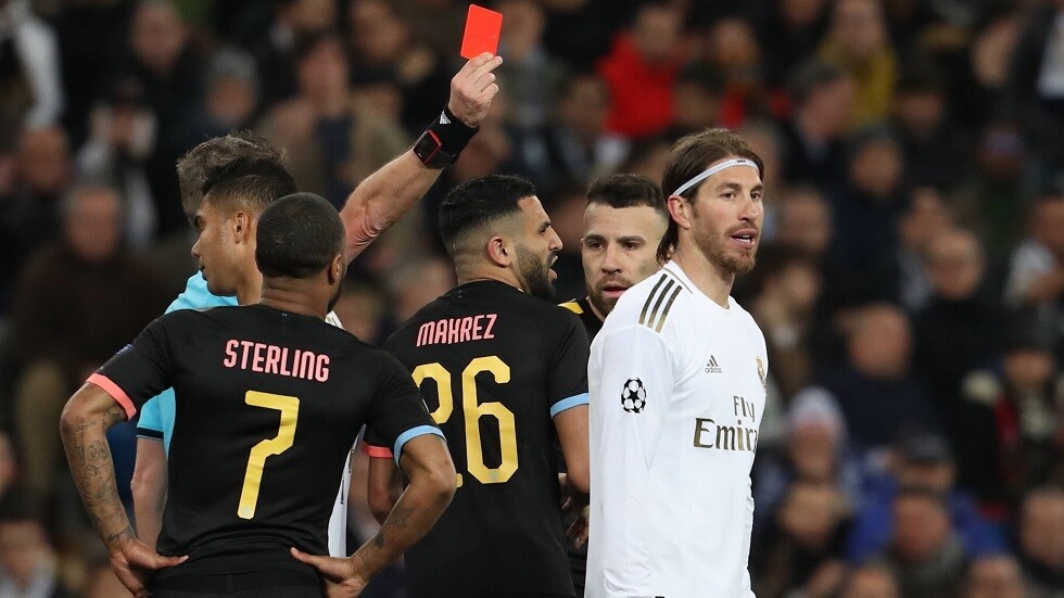 بالفيديو.. قائد ريال مدريد يواصل تحقيق الأرقام القياسية في البطاقات الحمراء