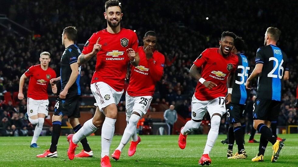 "الشياطين الحمر" يعبرون لثمن نهائي الدوري الأوروبي بخماسية في شباك كلوب بروج (فيديو)