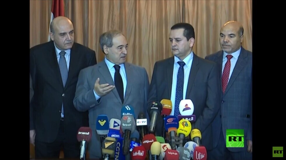 المقداد: عودة العلم الليبي يرفرف في سماء دمشق مقدمة طبيعية لعودة أعلام أخرى