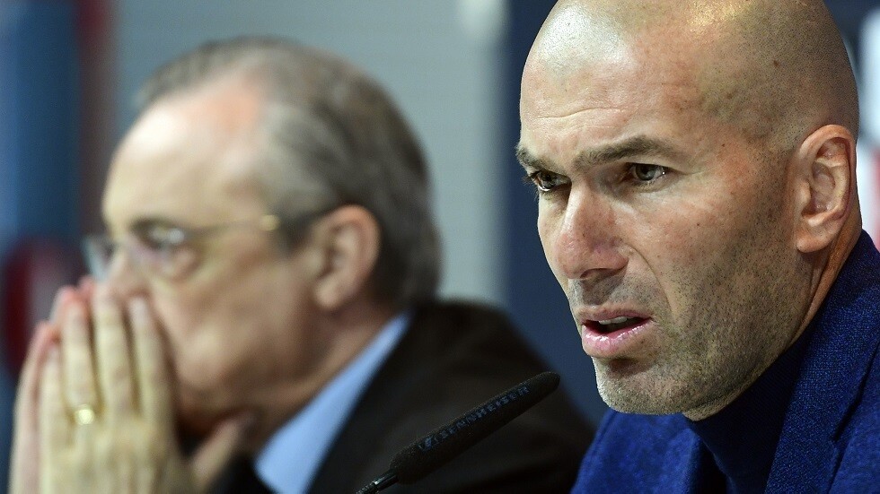 بيريز يعتزم إقالة زيدان وتعيين مدرب بديل لريال مدريد