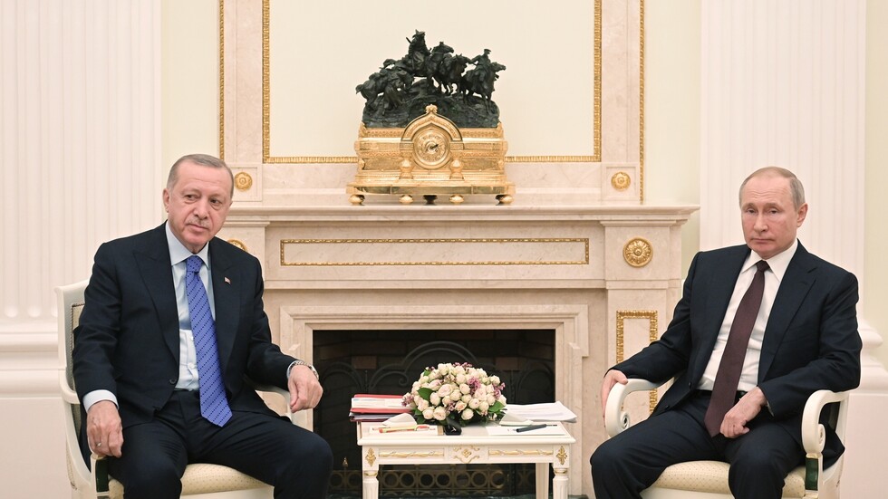 بوتين وأردوغان يؤكدان ضرورة احترام سيادة سوريا ووحدة أراضيها