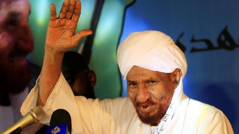 الصادق المهدي يرفض الوصاية الدولية والتطبيع مع إسرائيل
