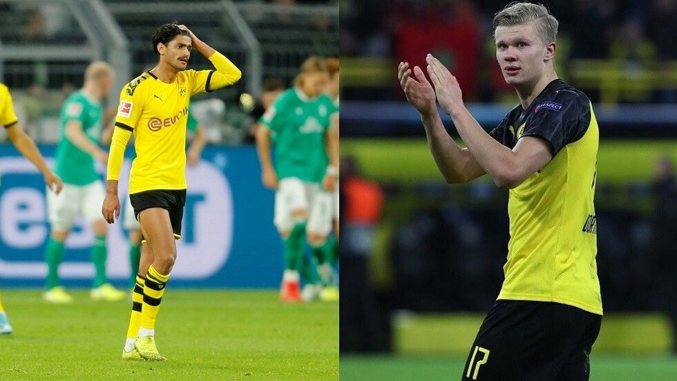 دورتموند يكشف مدى خطورة إصابة هالاند ومحمود داوود