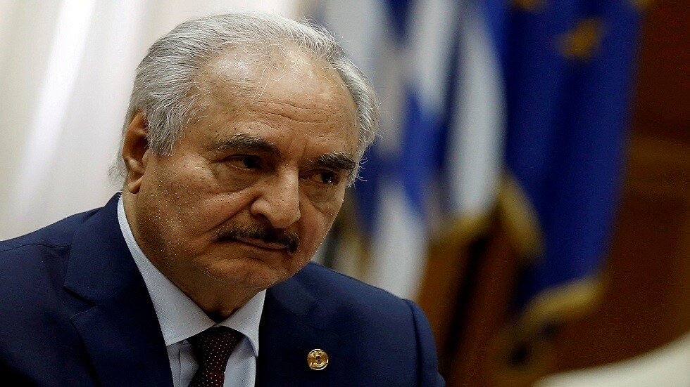 مصادر لـRT: وصول المشير خليفة حفتر للقاهرة لبحث التدخل العسكري التركي في ليبيا