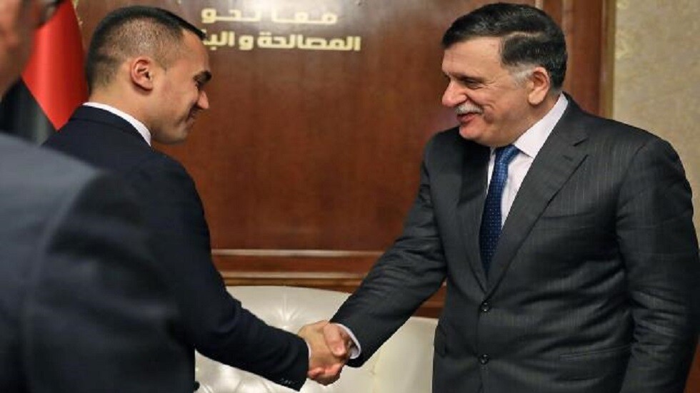 دي مايو للسراج: نرفض التدخلات الخارجية في ليبيا ولا بد من العودة للمسار السياسي