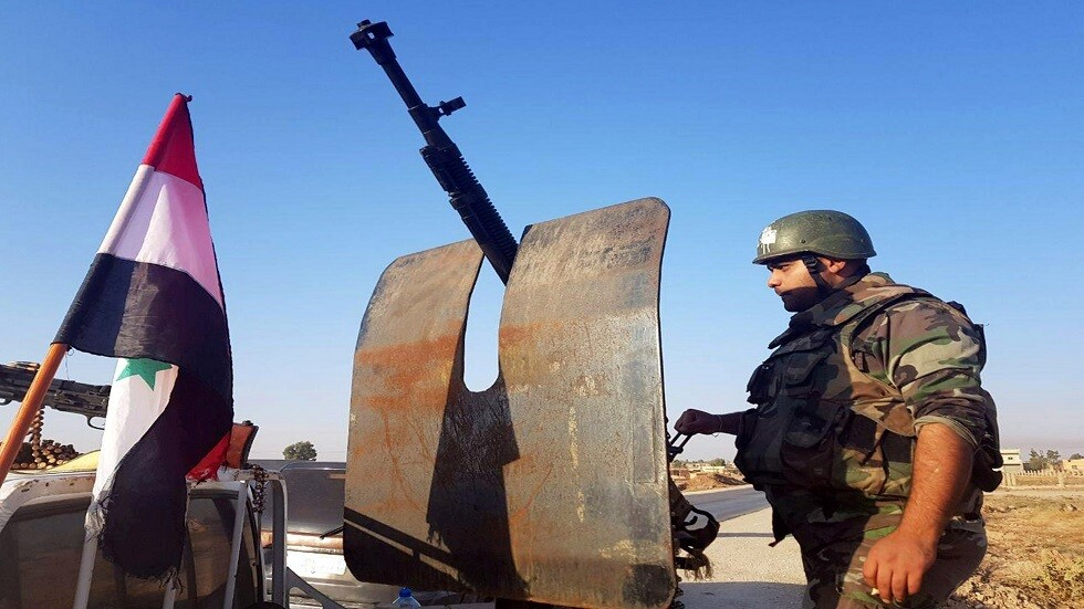 سانا: الجيش السوري يعترض رتل مدرعات أمريكية (صور)