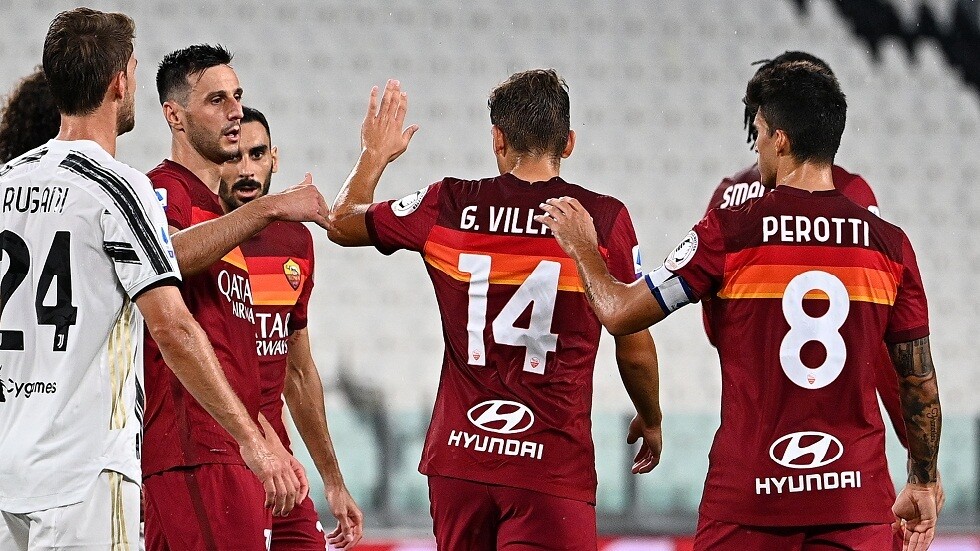 روما يقسو على يوفنتوس بثلاثية في ليلة تتويج "السيدة العجوز" بلقب الدوري (فيديو)