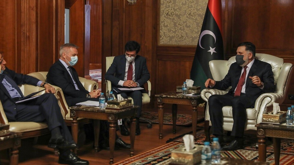 السراج يشدد لروما على أهمية المسار السياسي لحل الأزمة الليبية