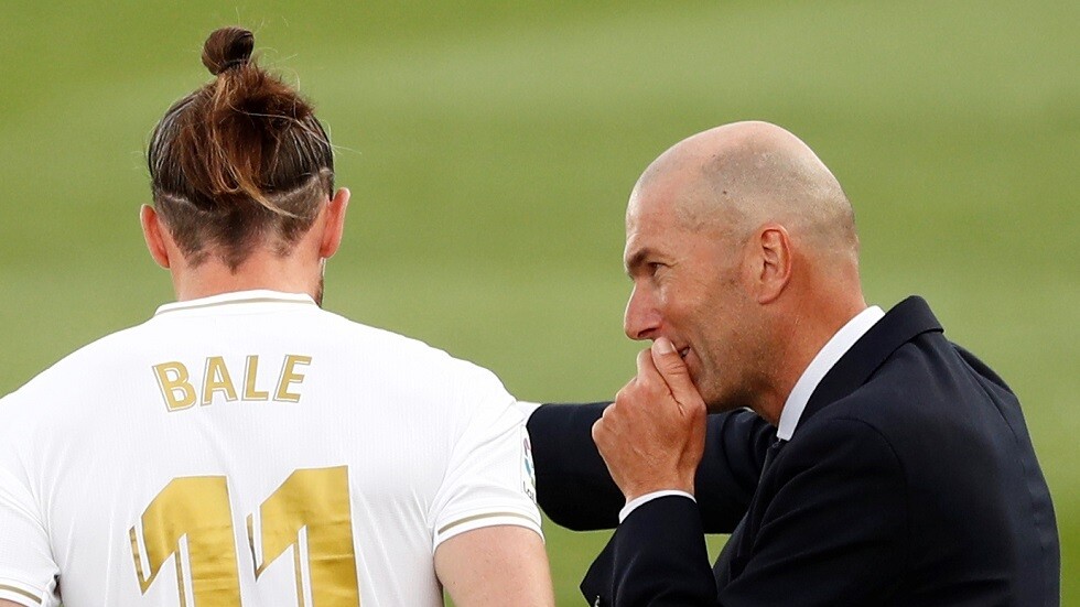 زيدان يكشف سبب استبعاد بيل من تشكيلة ريال مدريد أمام السيتي