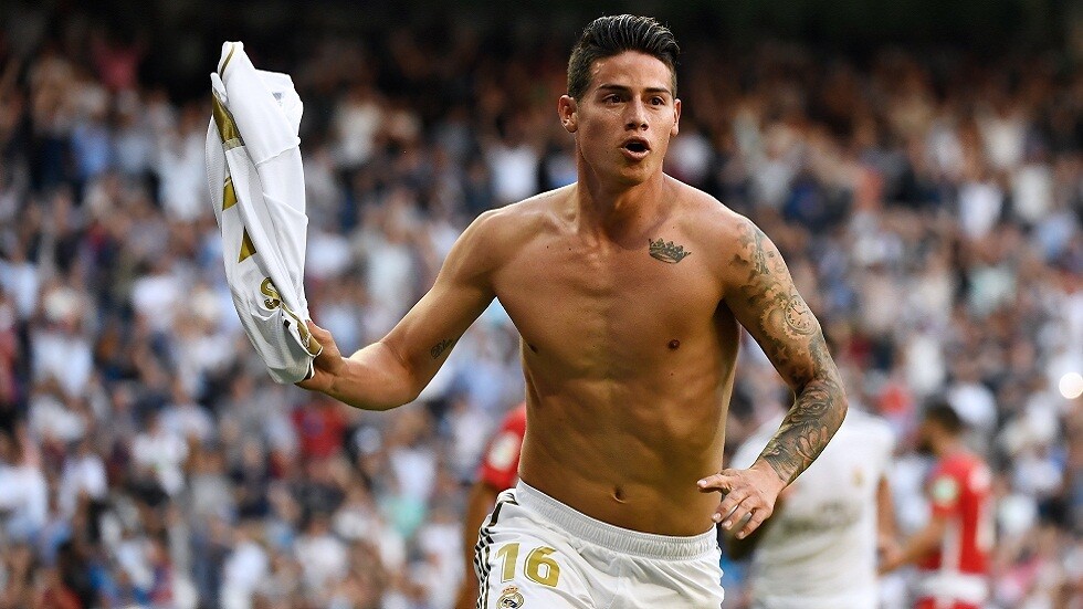 رسميا.. إيفرتون يضم الكولومبي رودريغيز من ريال مدريد