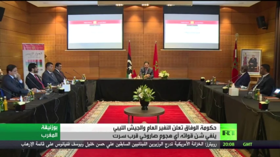 الجيش الليبي ينفي قصفه قوات الوفاق غرب سرت