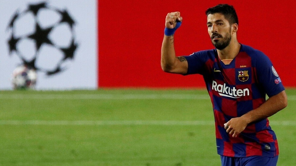 شاهد.. برشلونة يودع سواريز بطريقة خاصة