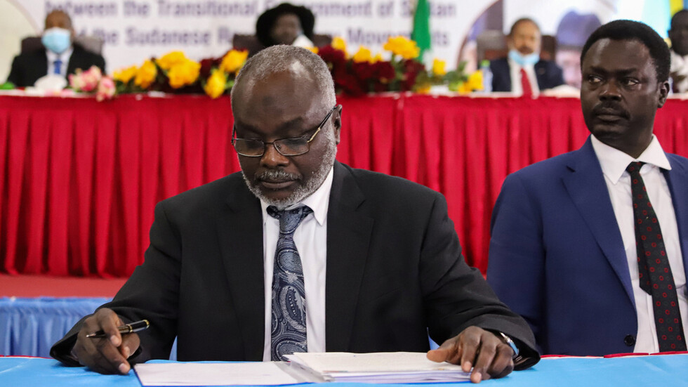 الحكومة السودانية توقع في جوبا اتفاق السلام النهائي مع 