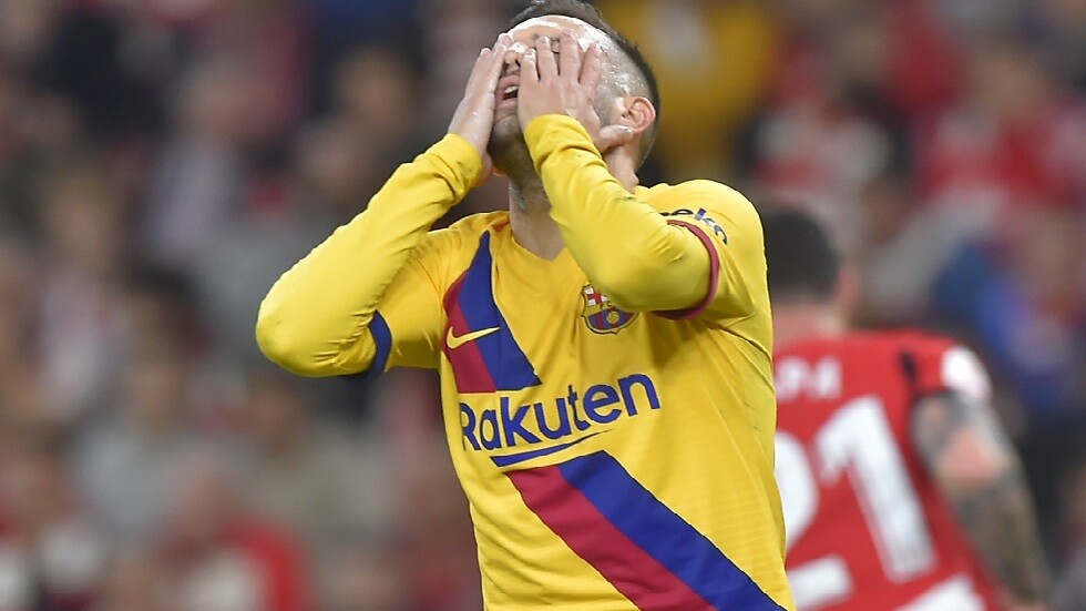 نجم برشلونة مهدد بالغياب عن مباراة الكلاسيكو أمام ريال مدريد